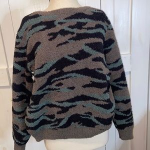 Barefoot Dreams Cozy Chic Camo Sweater